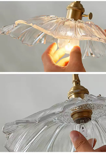 Ethereal Bloom Glass Ceiling Light
