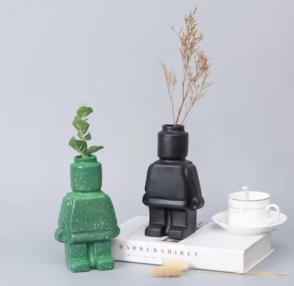 Lego Inspired Vase