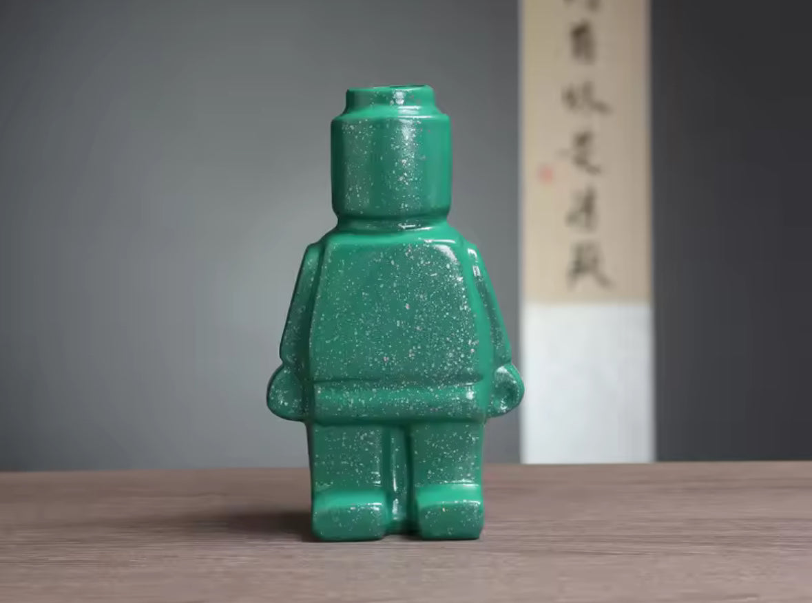 Lego Inspired Vase