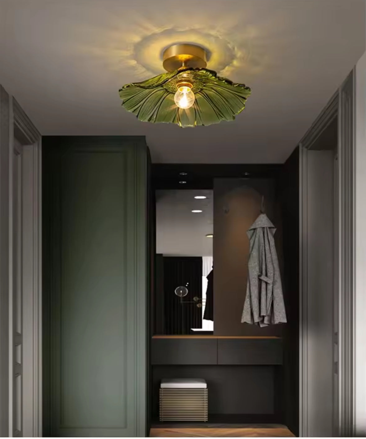 Ethereal Bloom Glass Ceiling Light