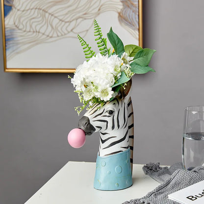Bubble Safari Art Vase