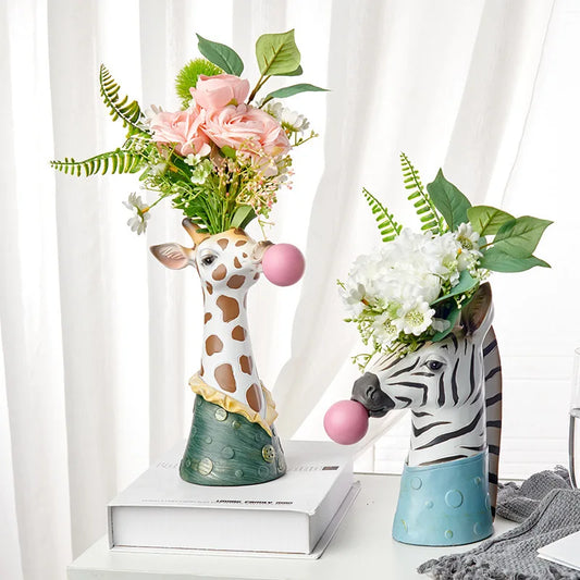 Bubble Safari Art Vase