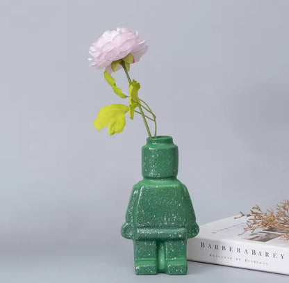 Lego Inspired Vase