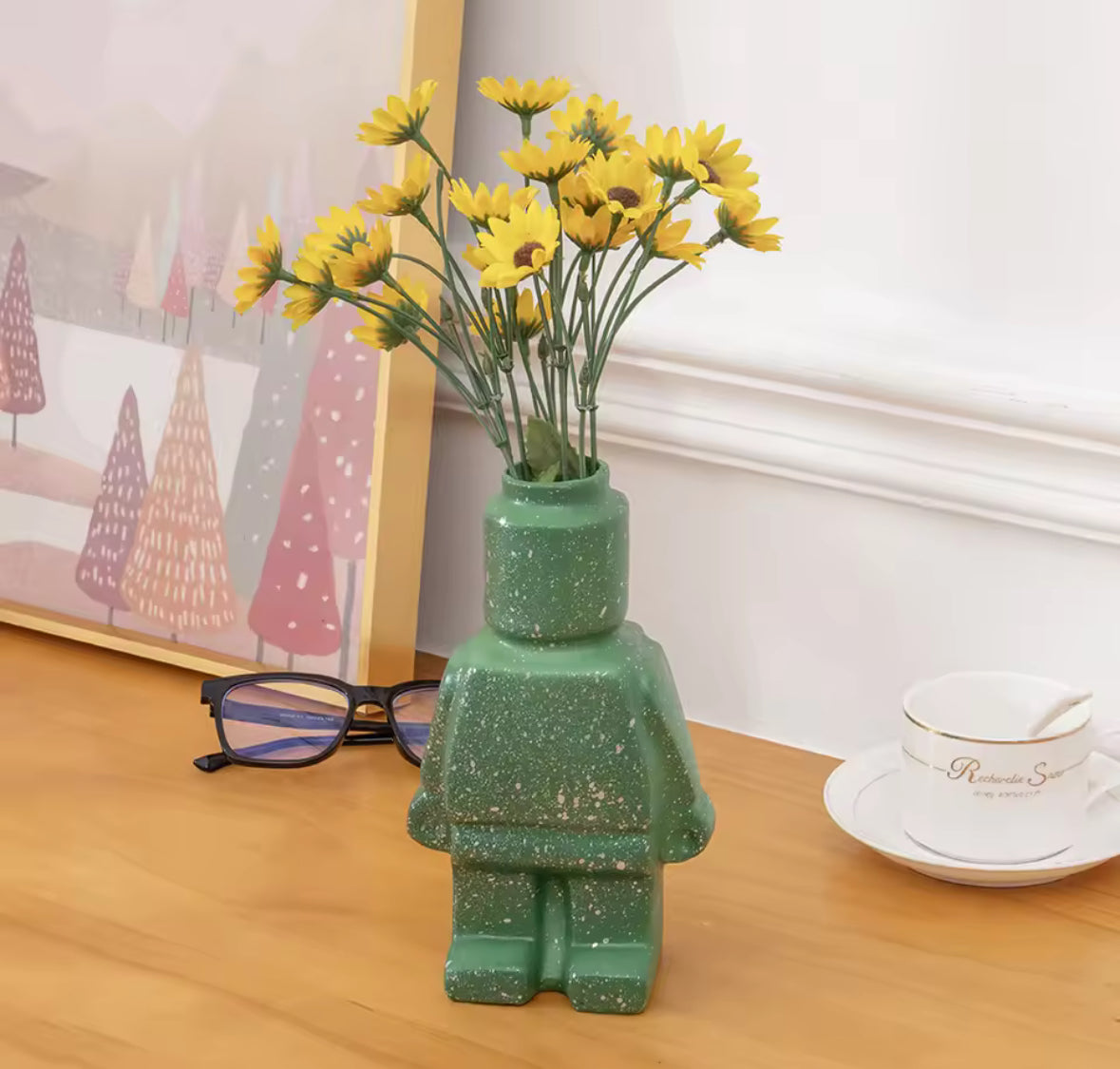 Lego Inspired Vase