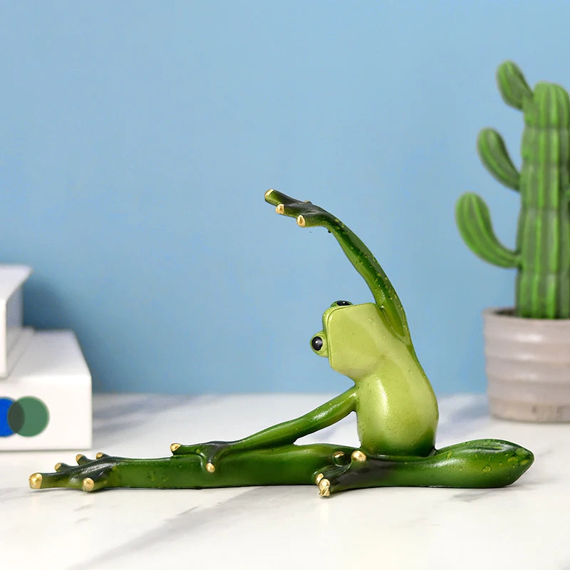 Mindful Frog Statue