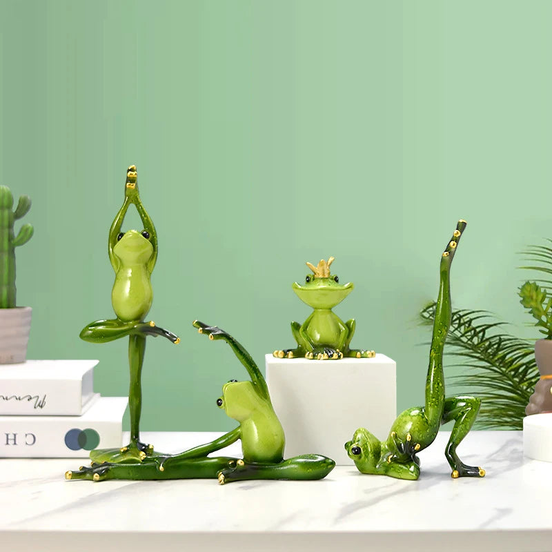 Mindful Frog Statue