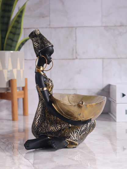 Golden Muse Statement Bowl & Sculpture