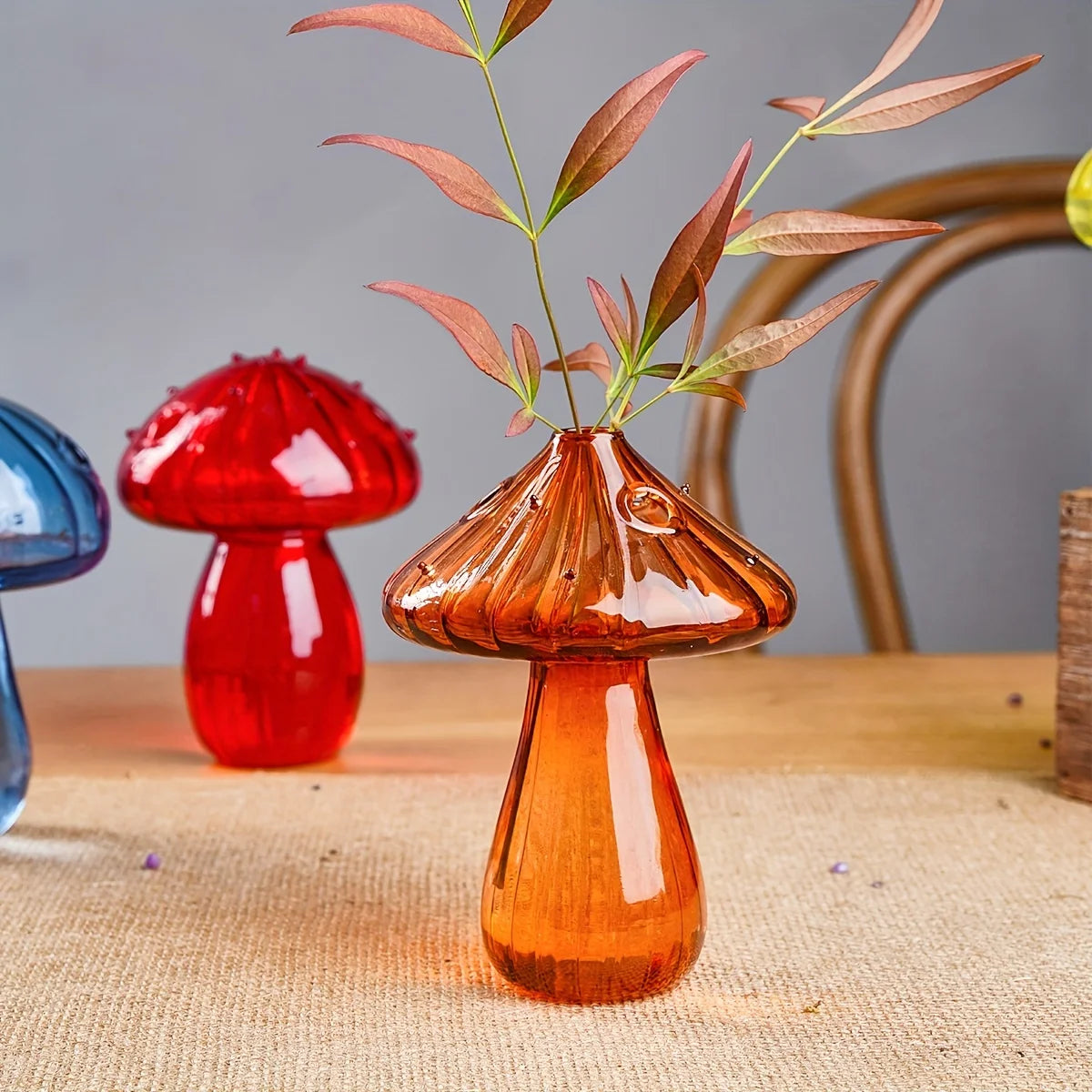 Mini Mushroom Vase – Joy in Glass Form