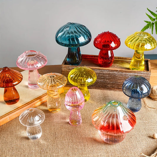 Mini Mushroom Vase – Joy in Glass Form