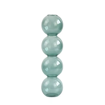 Stacked Bubble Glass Vas