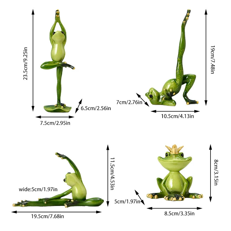 Mindful Frog Statue