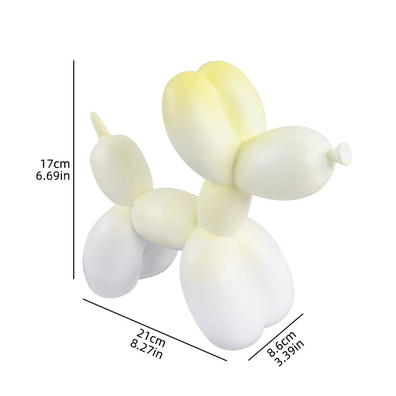 The Playful Pup – Balloon Dog Figurine