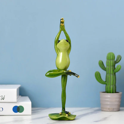 Mindful Frog Statue