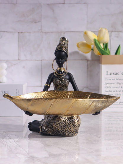 Golden Muse Statement Bowl & Sculpture