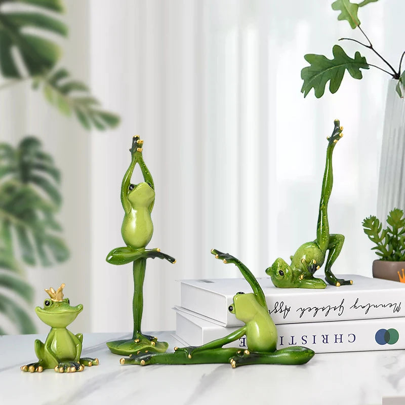 Mindful Frog Statue