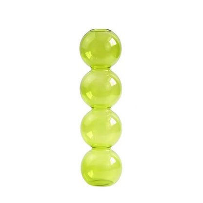 Stacked Bubble Glass Vas