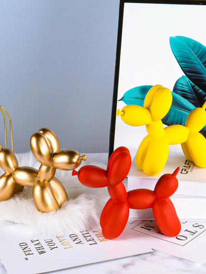 The Playful Pup – Balloon Dog Figurine