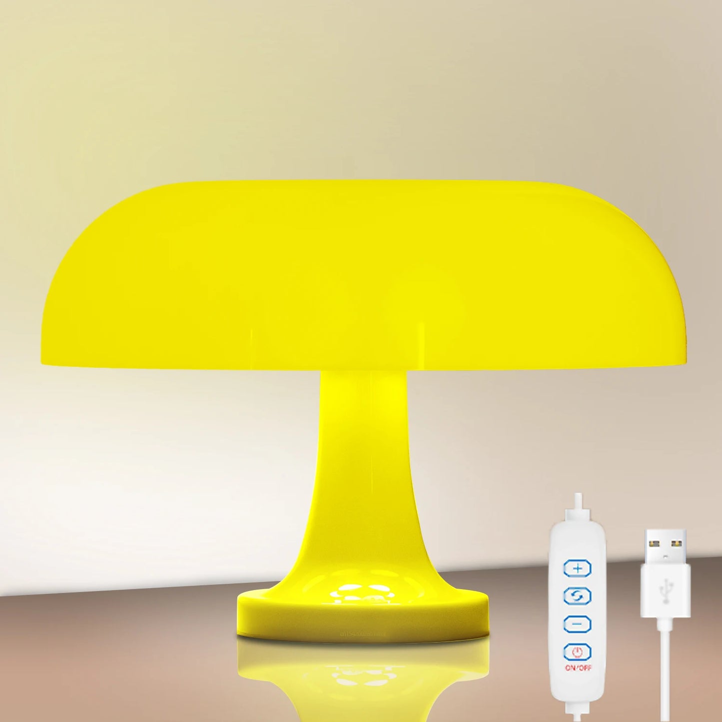 Retro Mushroom Glow Table Lamp