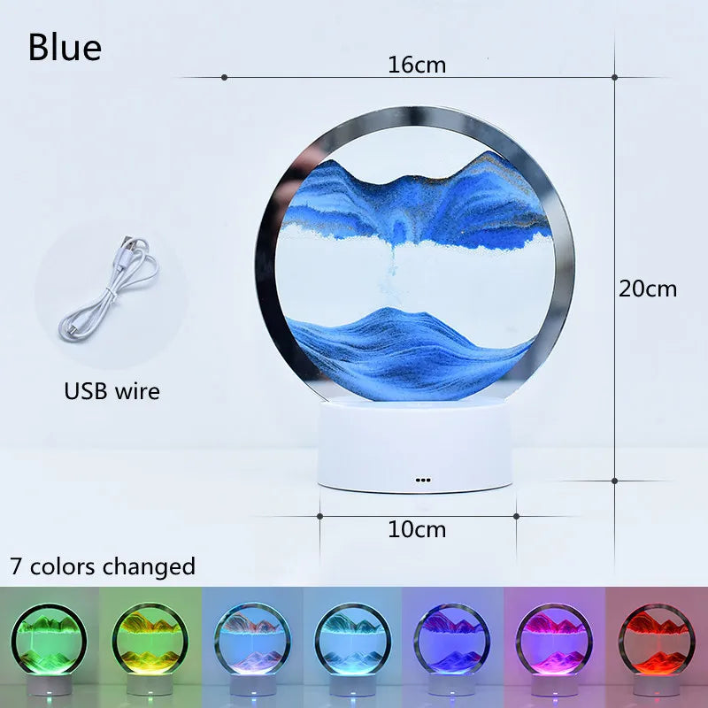 LumiScape LED Moving Sand Lamp