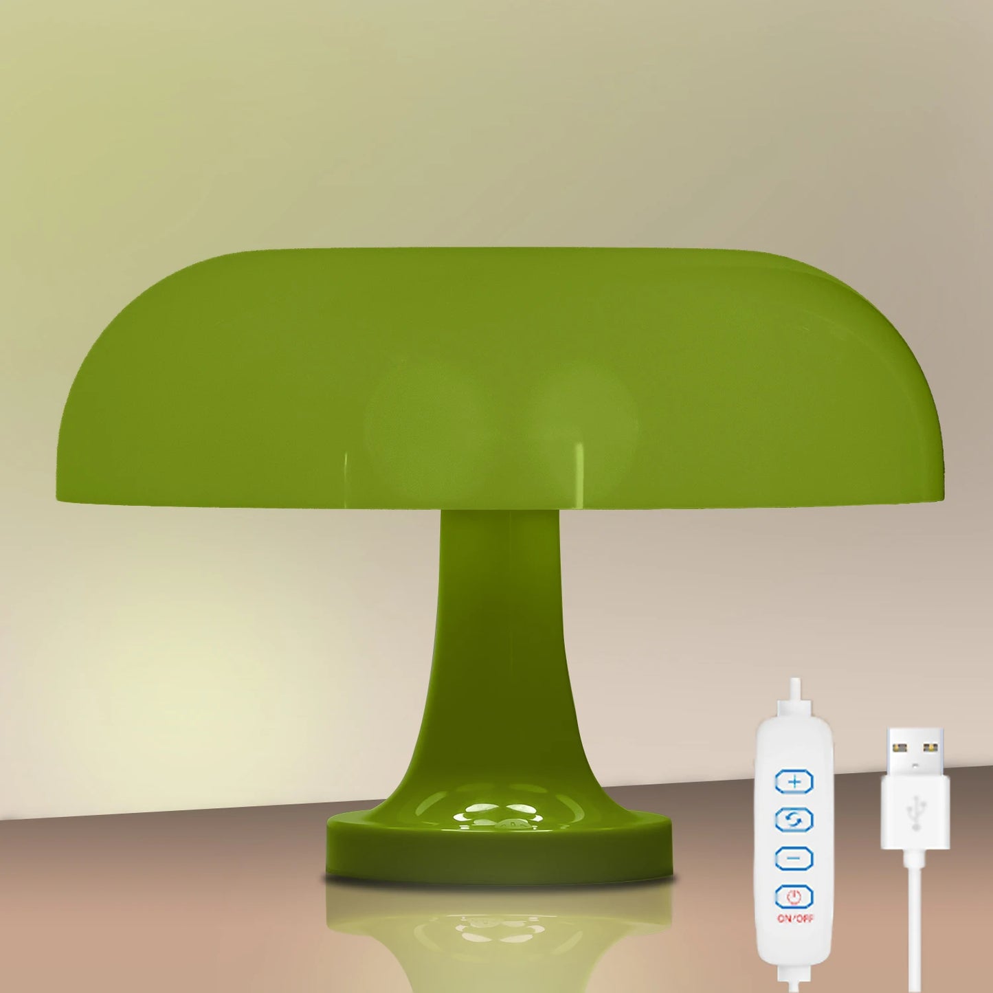 Retro Mushroom Glow Table Lamp
