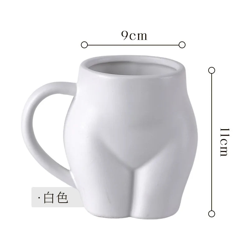 Body Love Ceramic Mug  | 520ml Ceramic Coffee Cup