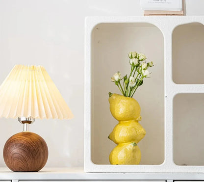 Stacked Fruit Statement Vase
