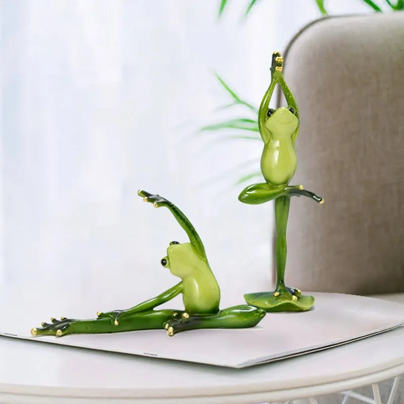 Mindful Frog Statue