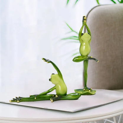 Mindful Frog Statue