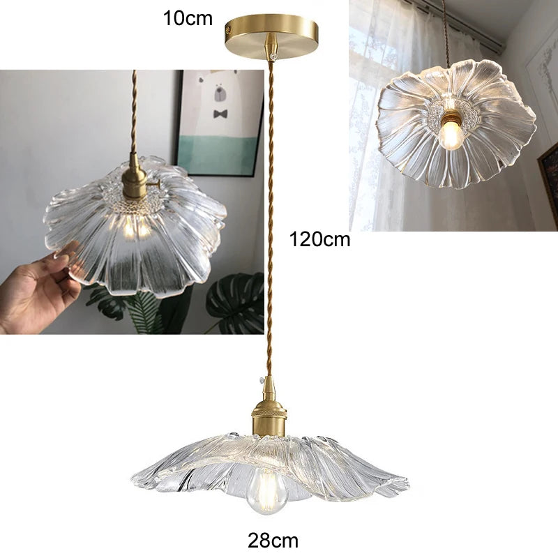 Ethereal Bloom Glass Ceiling Light