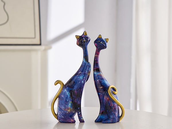 The Water Colour Cat Duo