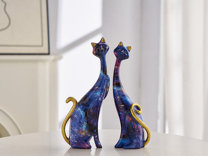 The Water Colour Cat Duo