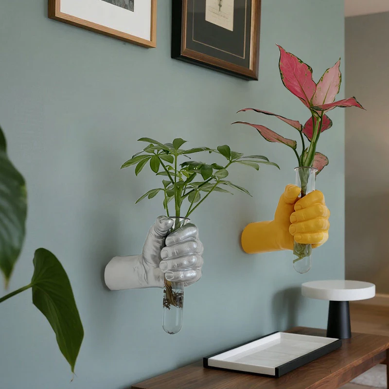 The Helping Hand Wall Vase