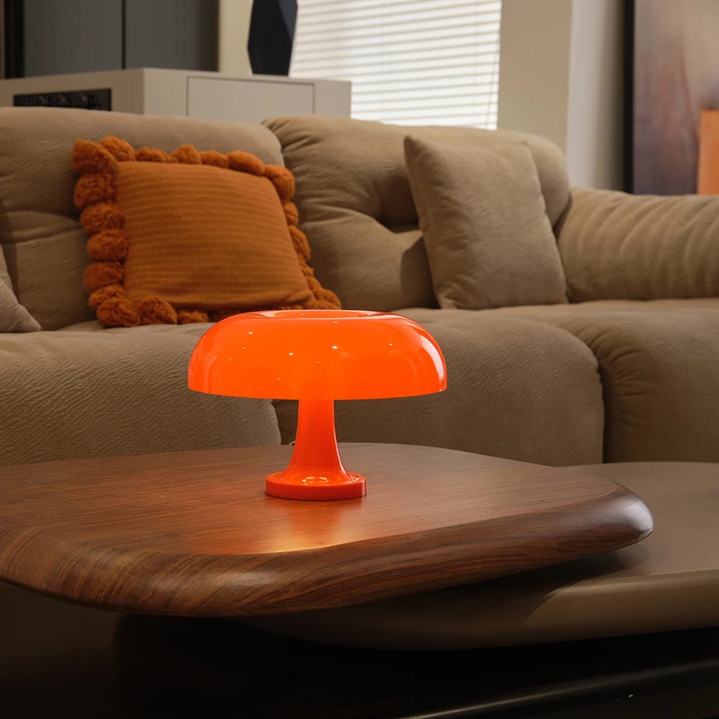 Retro Mushroom Glow Table Lamp