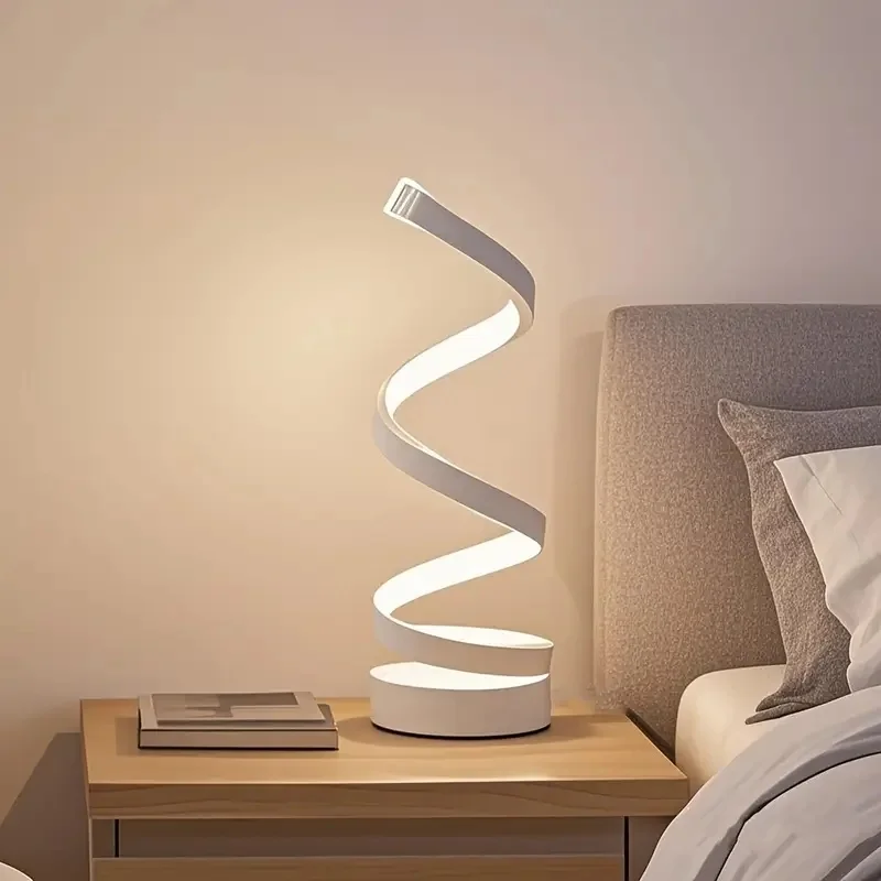 Spiral Glow LED Desk Lamp